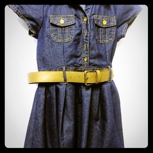 Girls denim dress